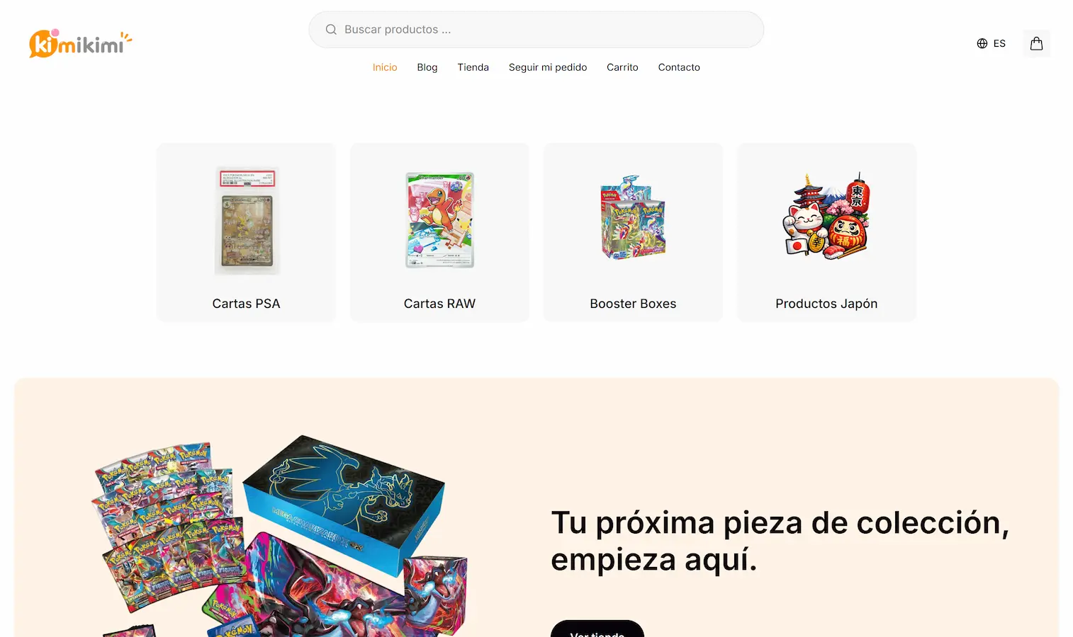 Tienda online de KimiKimi